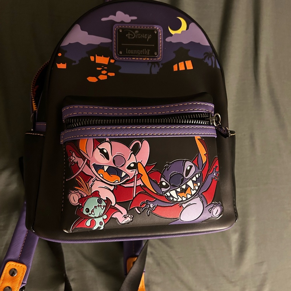 Disney Loungefly Stitch Halloween Mini Backpack